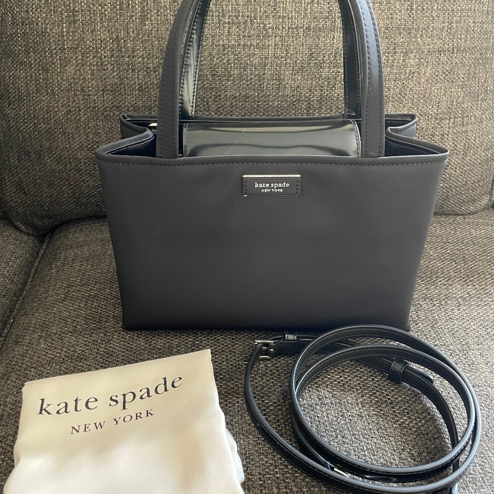 EUC Kate Spade Sam Icon KSNYL Nylon Small Tote / Purse